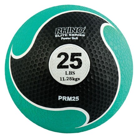 Champion Sports 25 lbs Rhino Elite Medicine Ball, Green CH56063